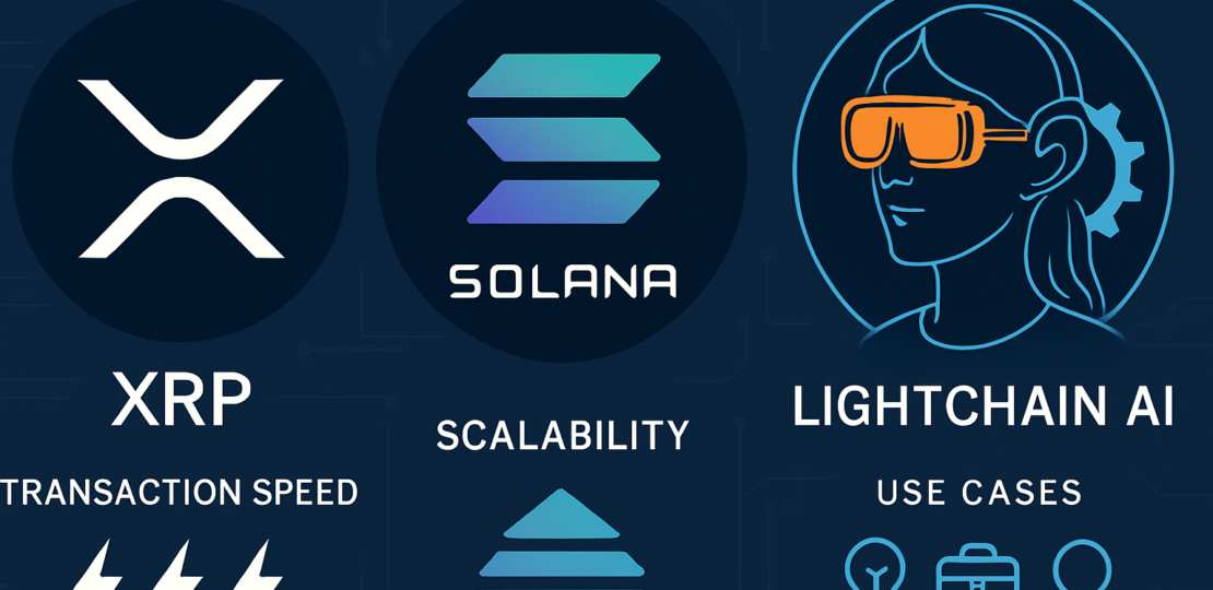XRP Solana Lightchain AI Cryptocurrency Comparison
